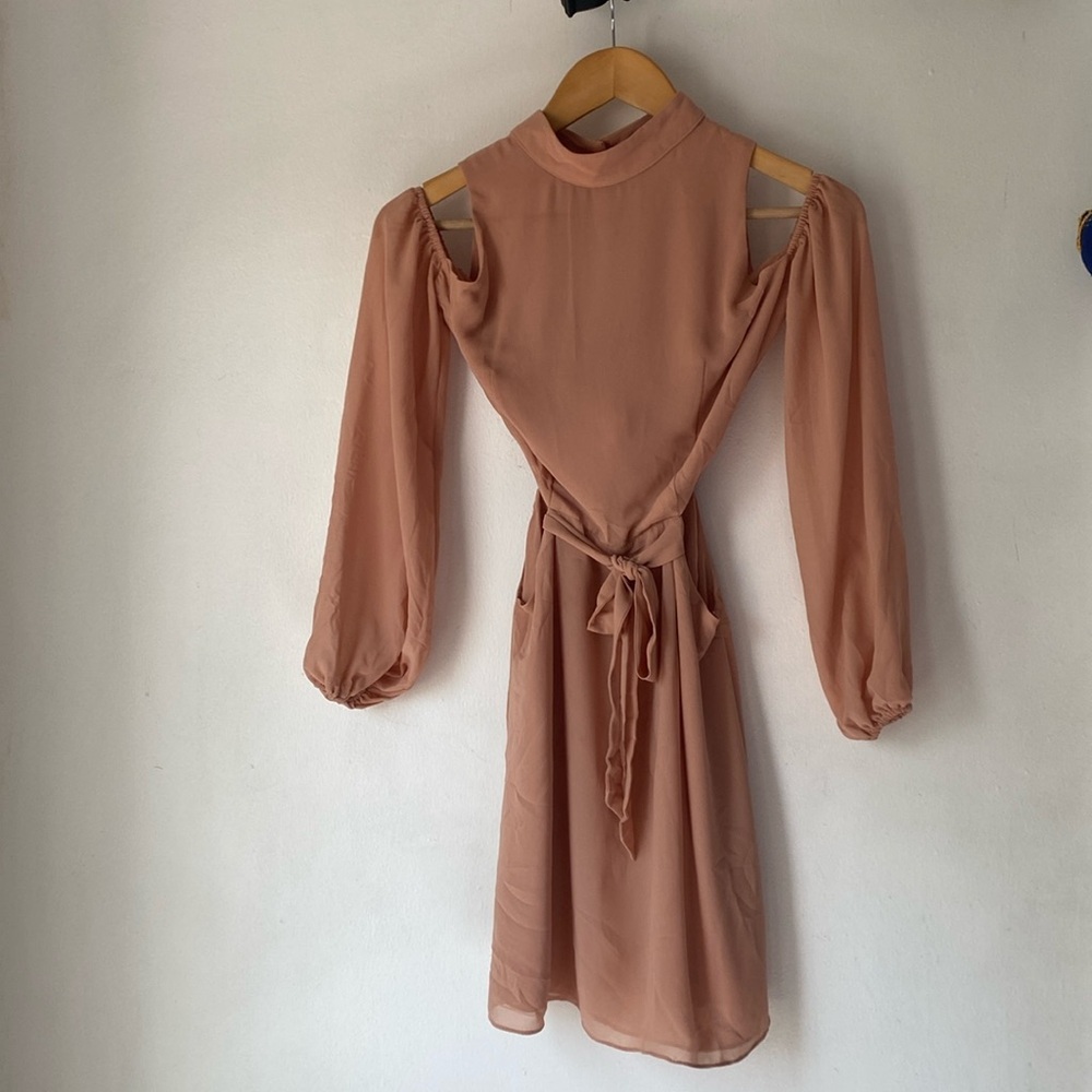 NWT LPA S Cold Shoulder Dress - Picture 2 of 15